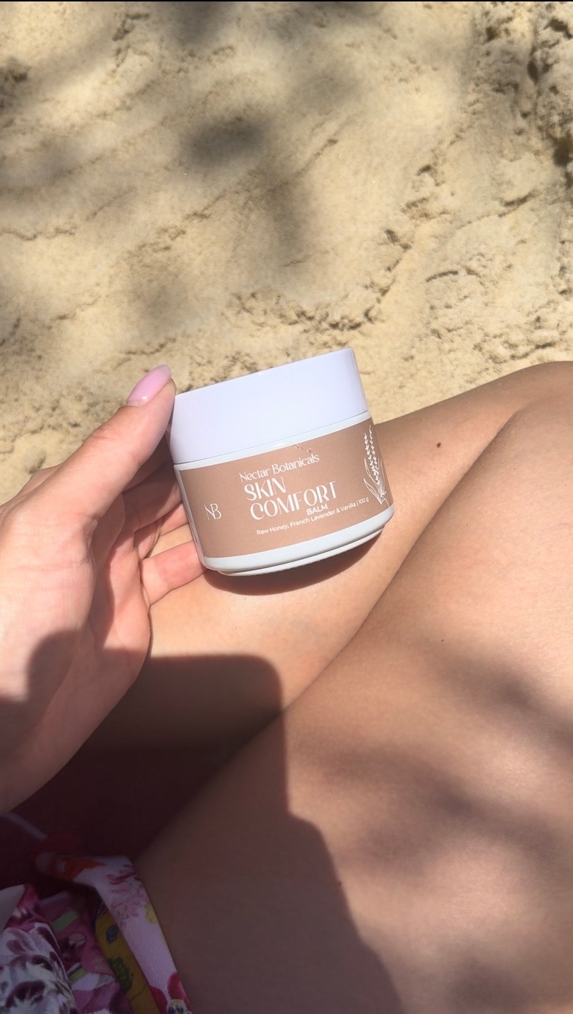 Skin Comfort Balm - Raw Honey, French Lavender & Vanilla 100gm