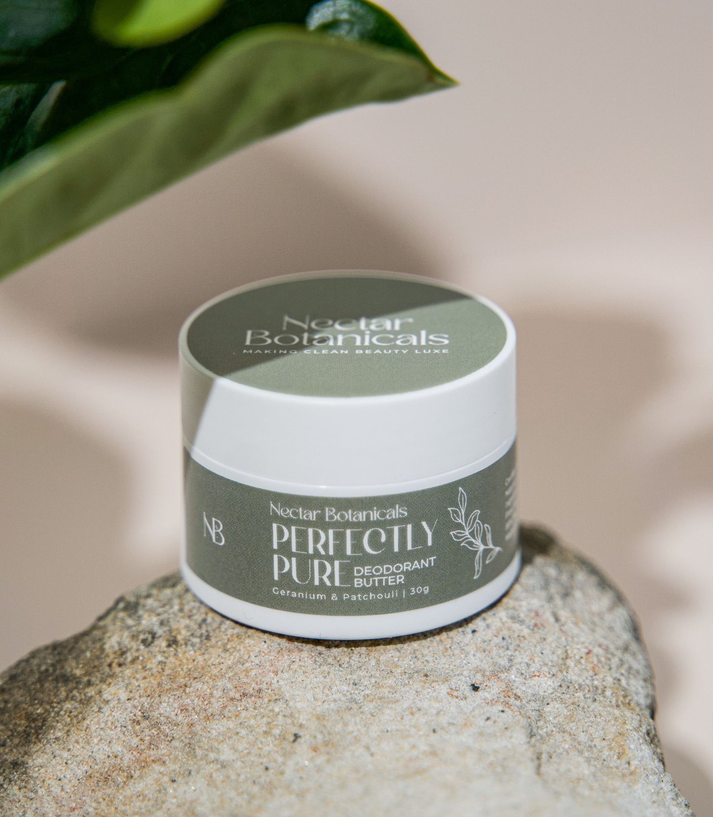 Perfectly Pure Deodorant Butter | Geranium & Patchouli | Natural & Organic Deodorant