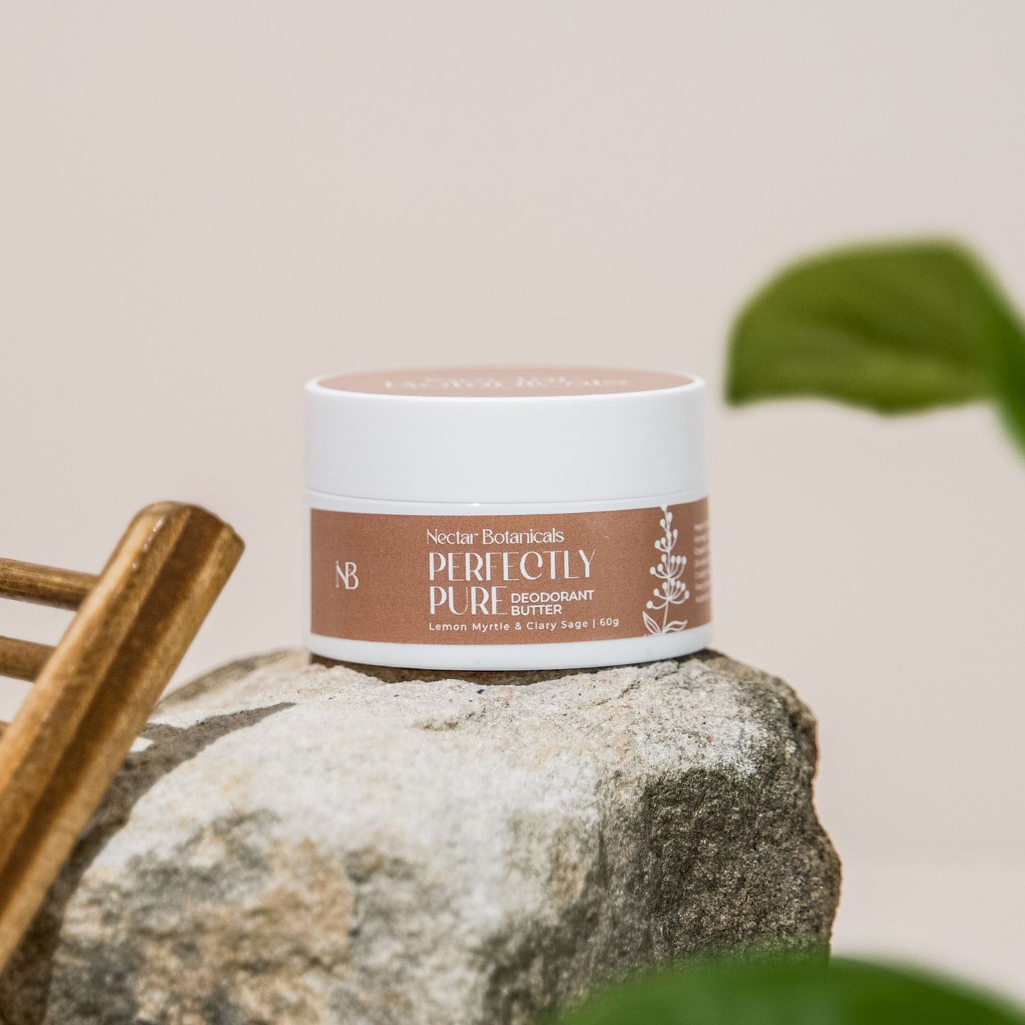 Perfectly Pure Deodorant Butter | Lemon Myrtle & Clary Sage - Bicarb Soda Free Natural Deodorant