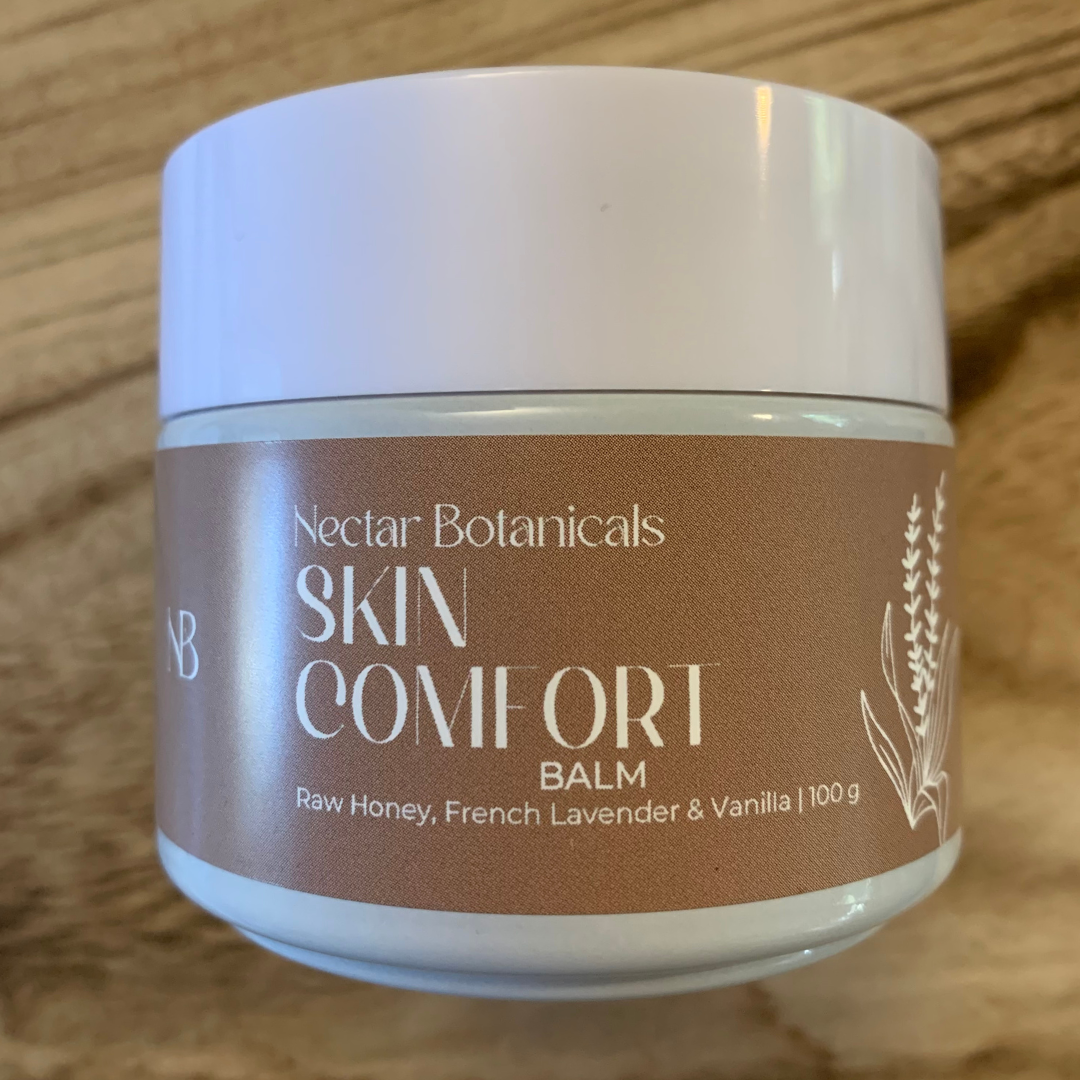 Skin Comfort Balm - Raw Honey, French Lavender & Vanilla 100gm