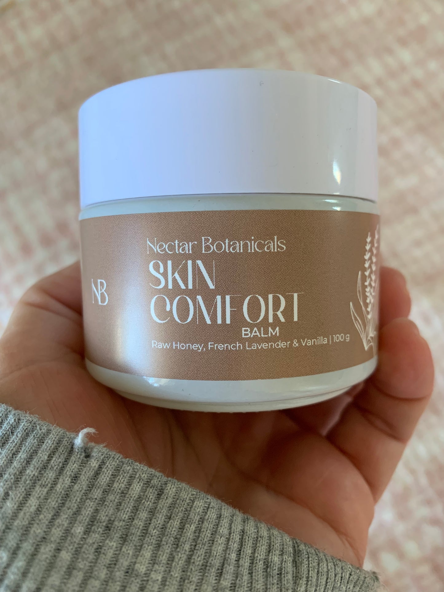 Skin Comfort Balm - Raw Honey, French Lavender & Vanilla 100gm