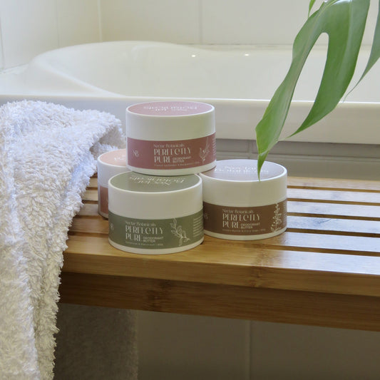 Perfectly Pure Deodorant Butter Bundle - 60gm Take Everywhere PP Plastic (BPA Free)