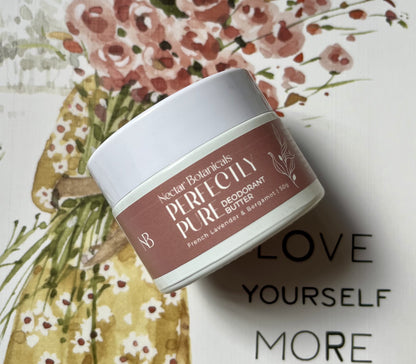 Perfectly Pure Deodorant Butter Bundle - 50gm Elegant Glass Jar