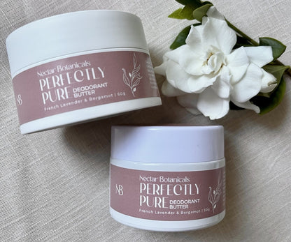 Perfectly Pure Deodorant Butter | French Lavender & Bergamot Signature Blend | Natural & Organic Deodorant
