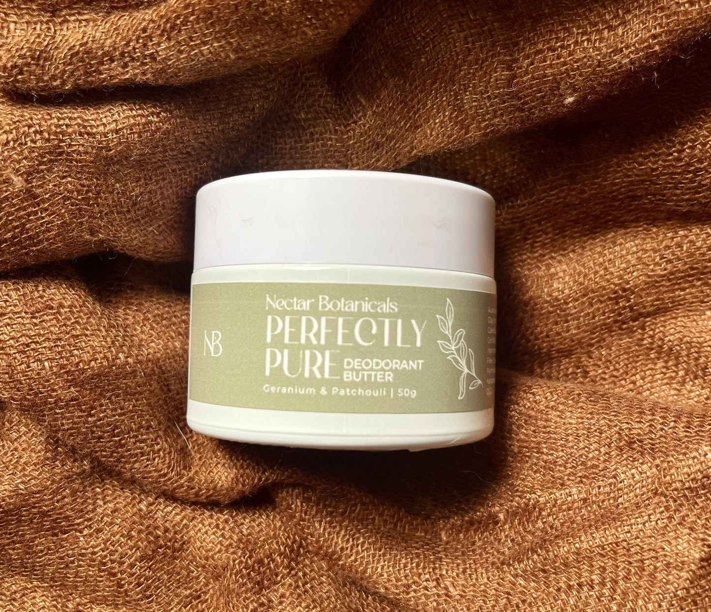 Perfectly Pure Deodorant Butter Bundle - 50gm Elegant Glass Jar