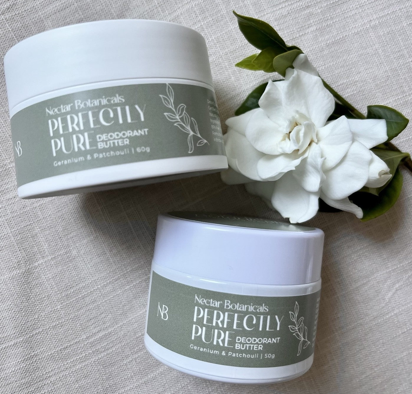 Perfectly Pure Deodorant Butter | Geranium & Patchouli | Natural & Organic Deodorant