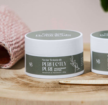 Perfectly Pure Deodorant Butter Bundle - 60gm Take Everywhere PP Plastic (BPA Free)