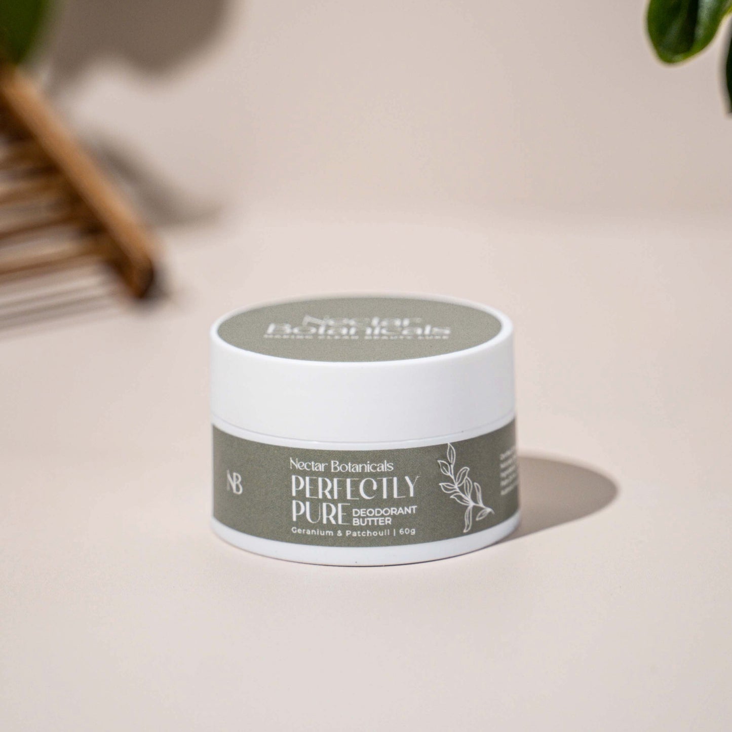 Perfectly Pure Deodorant Butter | Geranium & Patchouli | Natural & Organic Deodorant