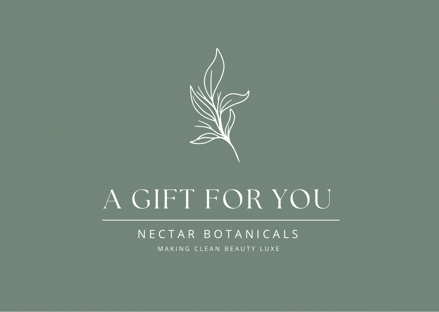 Nectar Botanicals Gift Voucher