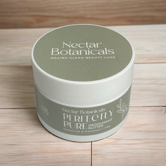 Perfectly Pure Deodorant Butter | Geranium & Patchouli | Natural & Organic Deodorant